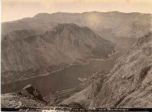 Yougoslavie, Montenegro, Kotor, Cattaro, vue panoramique
