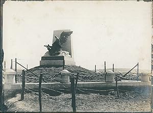 Belgique, Waterloo, Monument aux morts, L'Aigle Blessé, ca.1920