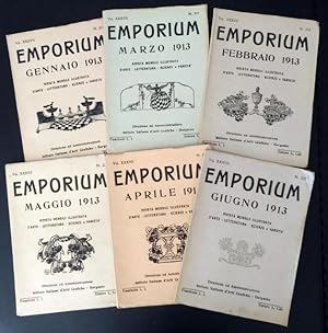 Emporium. Rivista Mensile illustrata d'Arte  Letteratura  Scienze e Varietà. 1913.
