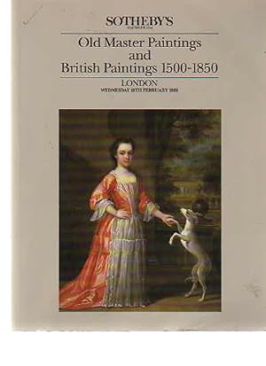 Sothebys February 1989 Old Master & British Paintings 1500-1850