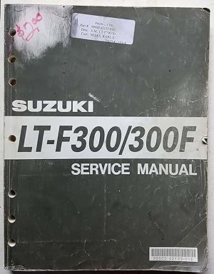 Suzuki LT-F300/300F Service Manual, 4th Edition