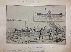 Discovering the first natives; Original drawing from Our Lost Explorers: The Narrative of the Jea...