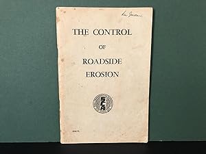 The Control of Roadside Erosion [Signed]