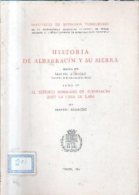 HISTORIA DE ALBARRACIN Y SU TIERRA.