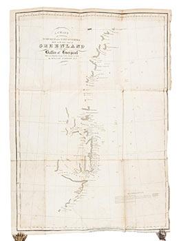 A Chart of Original Surveys made on the east coast of Greenland in the ship "Baffin of Liverpool:...