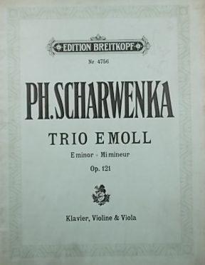 Trio E moll, Op.121, Klavier, Violine & Viola (Piano Trio), Set of parts