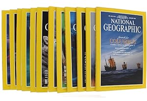 NATIONAL GEOGRAPHIC MAGAZINE - Annata 1992 completa (edizione in lingua inglese).: