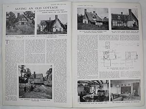 Original Issue of Country Life Magazine Dated February 8th 1941, with a Main Feature on Mabs Cott...