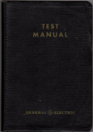 Instructions for Testing Electric Apparatus: General Electric Company