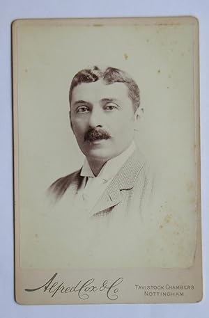 Cabinet Photograph: Portrait of a Gentleman with a Moustache.