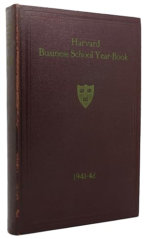 HARVARD BUSINESS SCHOOL YEAR BOOK 1941-1942 Nineteen Forty Two