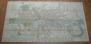 New and Accurate Plan of London and Westminster, the Borough of Southwark and Parts Adjacent: Viz...