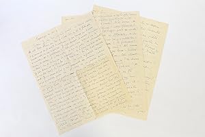 Lettre autographe signée de Louis-Ferdinand Céline au docteur Tuset et à Henri Mahé "Ces choses-l...