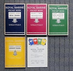 THE ROYAL MARINE POCKET BOOK. PART I, II, III & IV. COMPLETE FOUR VOLUME SET WITH PROMOTIONAL FLY...