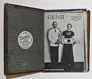 Binder of 1930's-40's Magic magazines, including Genii Official American Organ International Alli...