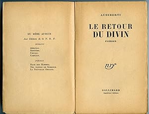LE RETOUR DU DIVIN. Roman