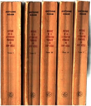 Histoire de la litterature francaise au XVII° siecle / complet en 5 tomes