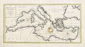 Karte des Mittellaendischen Meers nach astronomischen Beobachtungen neu herausgegeben