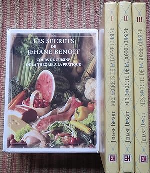 LES SECRETS De JEHANE BENOIT: Cours De Chisine De La Théorie à La Pratique. 3 Volumes Comme Neuf.