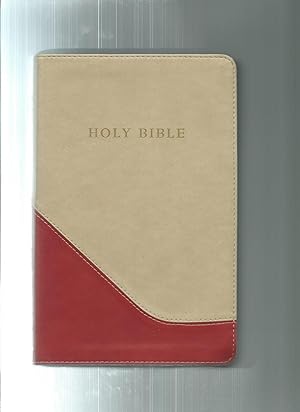 Holy Bible: King James Version, Brick Red/sand, Imitation Leather, Personal Size Giant Print Refe...