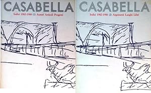 Casabella - Indici 1982-1988 - Autori, articoli, progetti - e - Argomenti, luoghi, libri