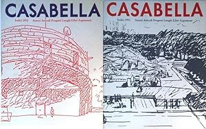 Casabella - Indici 1992 e 1993 - Autori, articoli, progetti, luoghi, libri, argomenti