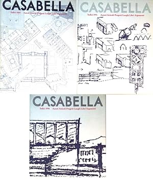 Casabella - Indici 1989, 1990 e 1991 - Autori, articoli, progetti, luoghi, libri, argomenti