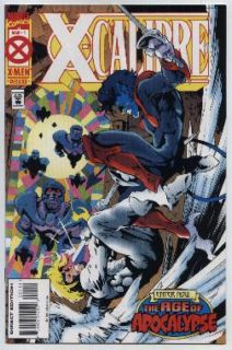 X-MEN. Deluxe. X-CALIBRE. #1 , #3, #4. 1995.