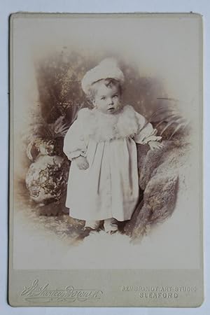 Cabinet Photograph: Portrait of a Young Girl.