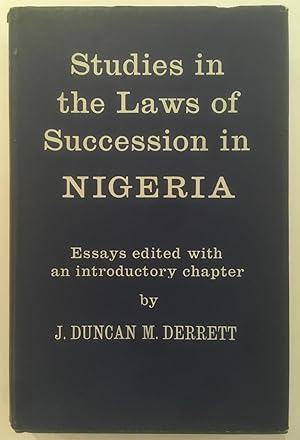 Studies in the laws of succession in Nigeria