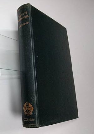De origine et situ Germanorum. Edited (with introduction and commentary) by J.G.C. ANDERSON.
