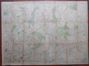 Bartholomew,s Plan of London,North East Section.