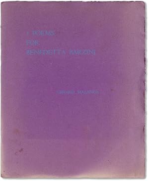 3 [Three] Poems for Benedetta Barzini