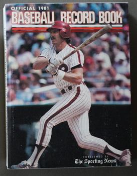 Official Baseball Record Book 1981 - The Sporting News (Front Cover features; National Player of ...
