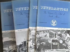 Veterantics : The official organ of The Veteran Car Club of South Africa : Volume 19 (Nos 1 -4), ...