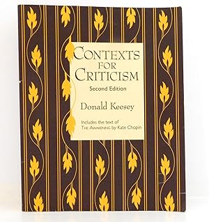 Contexts for Criticism Second Edition