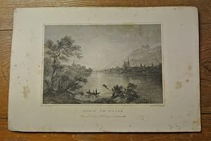 Stein am Rhein. Stahlstich von 1847. (= Bildtafel aus: Der Rhein und die Rheinlande dargestellt i...