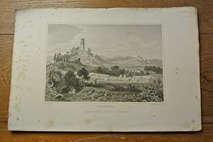 Godesberg. Stahlstich von 1847. (= Bildtafel aus: Der Rhein und die Rheinlande dargestellt in mal...