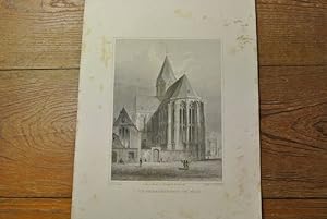St. Andreaskirche in Cöln [Köln]. Stahlstich von 1847. (= Bildtafel aus: Der Rhein und die Rheinl...