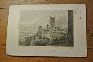 Ruine Eguisheim bey Colmar. Stahlstich von 1847. (= Bildtafel aus: Der Rhein und die Rheinlande d...