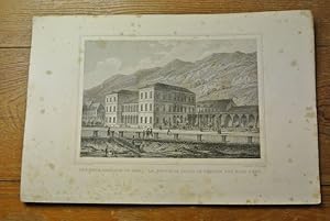 Das neue Curhaus in Ems. Stahlstich von 1847. (= Bildtafel aus: Der Rhein und die Rheinlande darg...