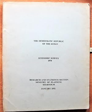 The Democratic Republic of the Sudan Economic Survey 1970