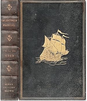 VALENTINE'S MANUAL OF OLD NEW YORK. Volume III, New Series, 1919