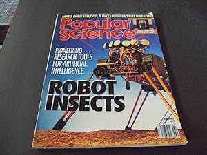 Popular Science Mar 1991 Robot insects, Artificial Intelligence