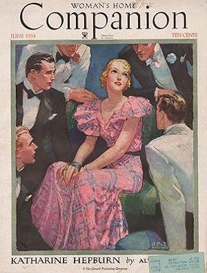 ORIG VINTAGE MAGAZINE COVER/ WOMAN'S HOME COMPANION - JUNE 1934