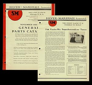 Silver-Marshall, Inc. 1931 General Parts Catalogue (Superheterodyne, Radio, Short Wave)