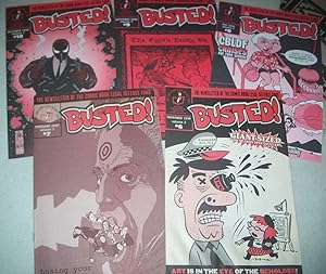 Busted! The Newsletter of the Comic Book Legal Defense Fund #6-10 (5 Issues, 1999-2000)