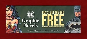DC Graphic Novels Promotional Bookmark (Ephemera)