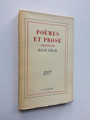 Poèmes et Prose [ Exemplaire sur Vélin Hors Commerce ]