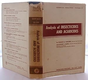 Analysis of Insecticides and Acaricides, a Treatise on Sampling, Isolation, and Determination Inc...